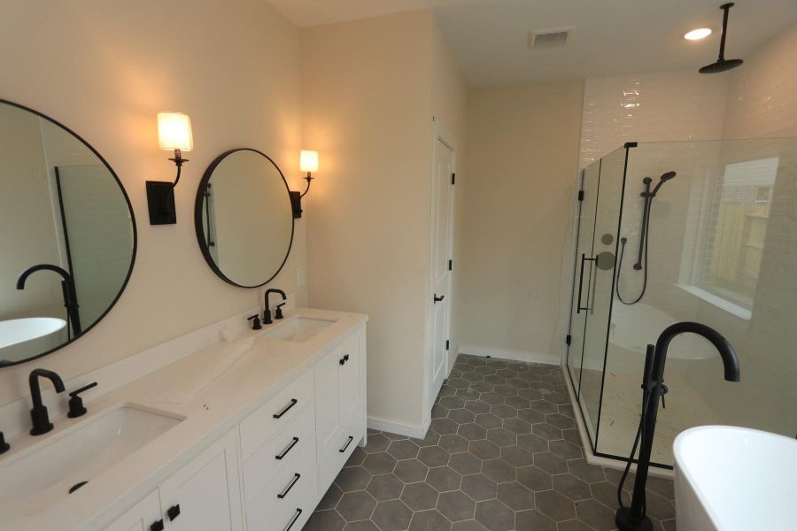 Primary bath - still under construction! Primary bath - still under construction!