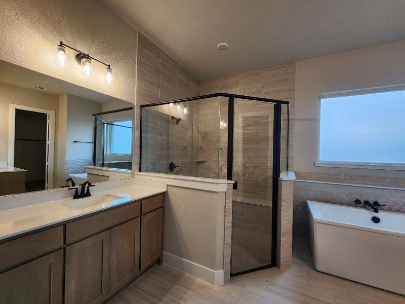 Furnished interior view inside a new home in Rocky Top, Krum (Image 10).