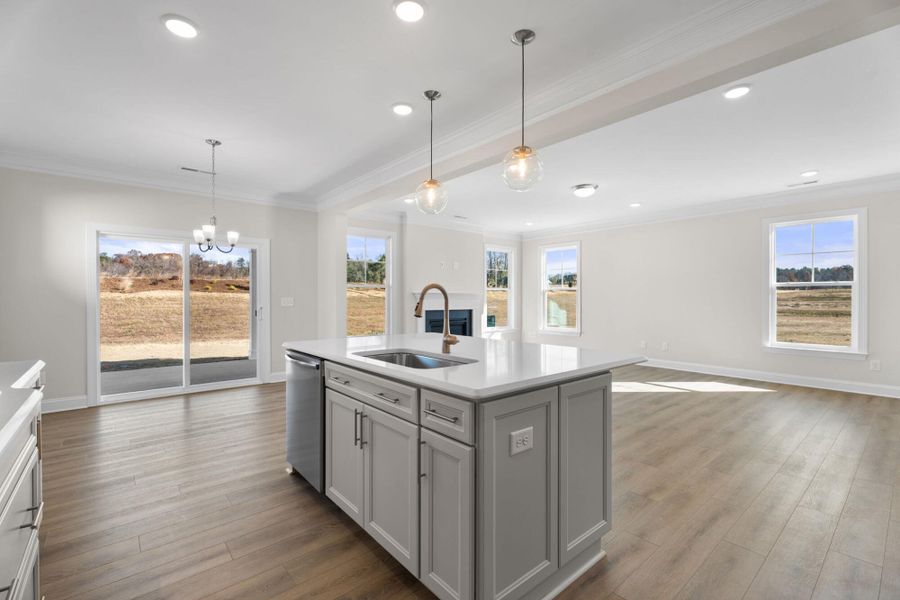 Furnished interior view inside a new home in Monterra, Kernersville (Image 10). Furnished interior view inside a new home in Monterra, Kernersville (Image 10).
