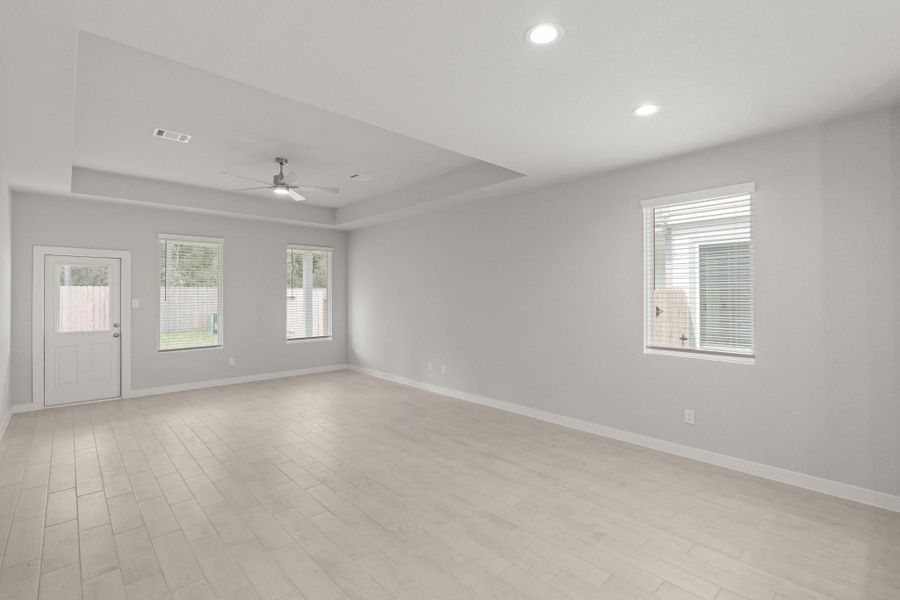 Spacious, unfurnished interior of a new home in Cypresswood Landing, Humble (Image 31).