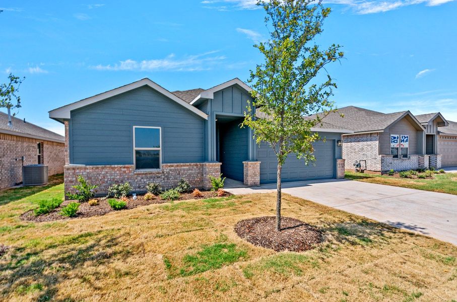 Representative exterior photo of a completed home built from the KINGSTON by D.R. Horton in Faculty Row, Abilene, TX (Image 3).