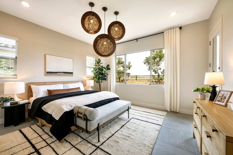 Representative furnished interior of a home built from the Granite Plan 3505 by Tri Pointe Homes in Waterston Central, Gilbert (Image 13).