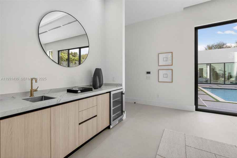 Furnished interior view inside a new home in , Miami (Image 9).