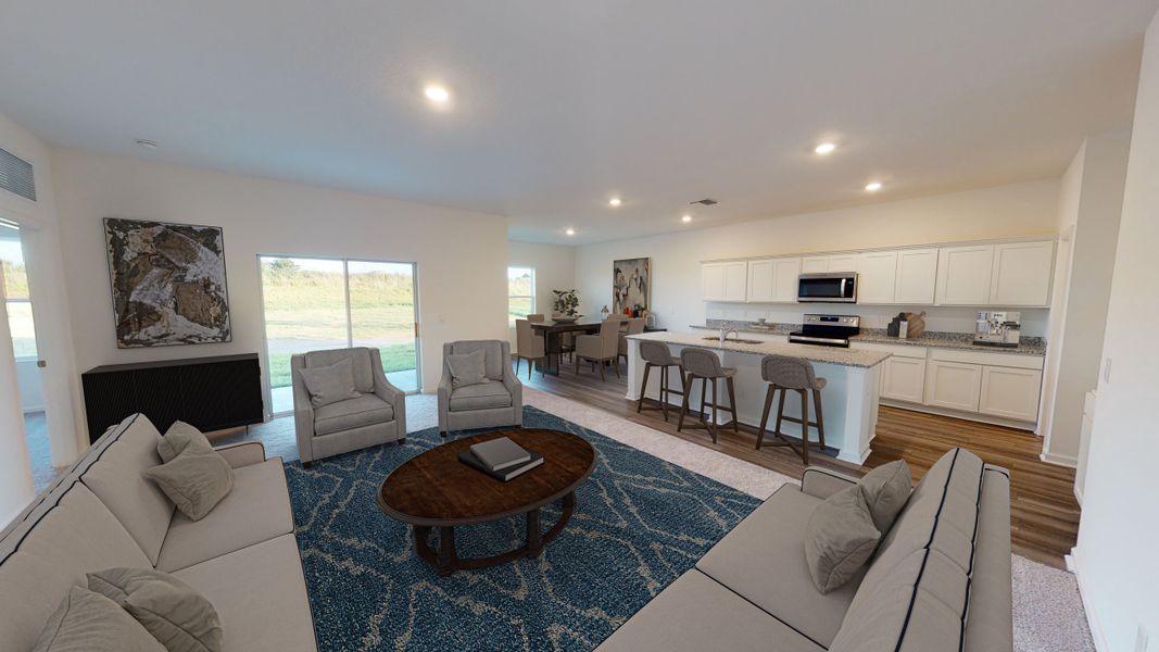 Representative furnished interior of a home built from the Europa by Starlight Homes in Andalusia, Loris (Image 6).