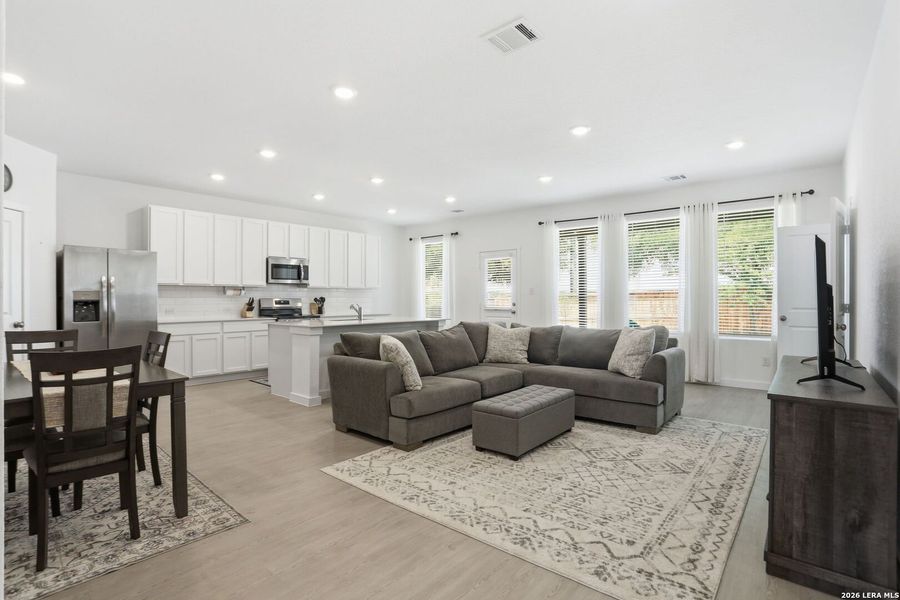 Furnished interior view inside a new home in Voss Farms, New Braunfels (Image 15).
