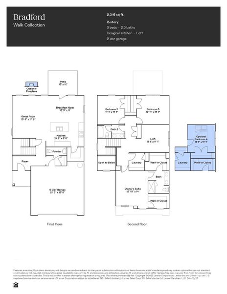 Bradford Floorplan