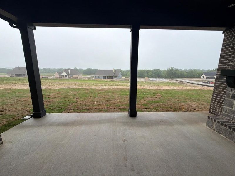 Exterior details and patio area of a home in Creekview Addition, Van Alstyne (Image 3).