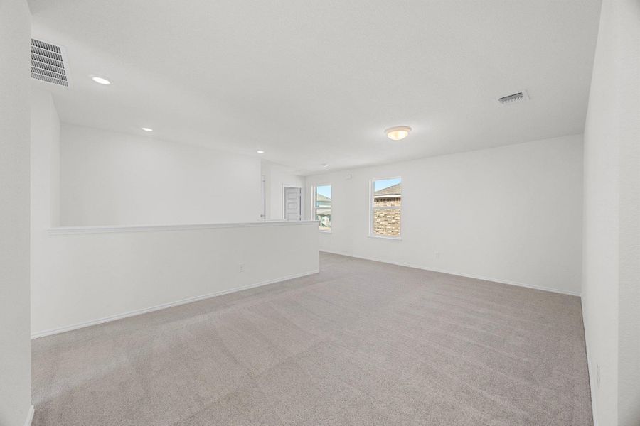 Spacious, unfurnished interior of a new home in Salerno - Heritage Collection, Round Rock (Image 13). Spacious, unfurnished interior of a new home in Salerno - Heritage Collection, Round Rock (Image 13).