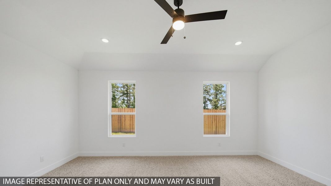 Spacious, unfurnished interior of a new home in Hills of Westlake, Conroe (Image 17).