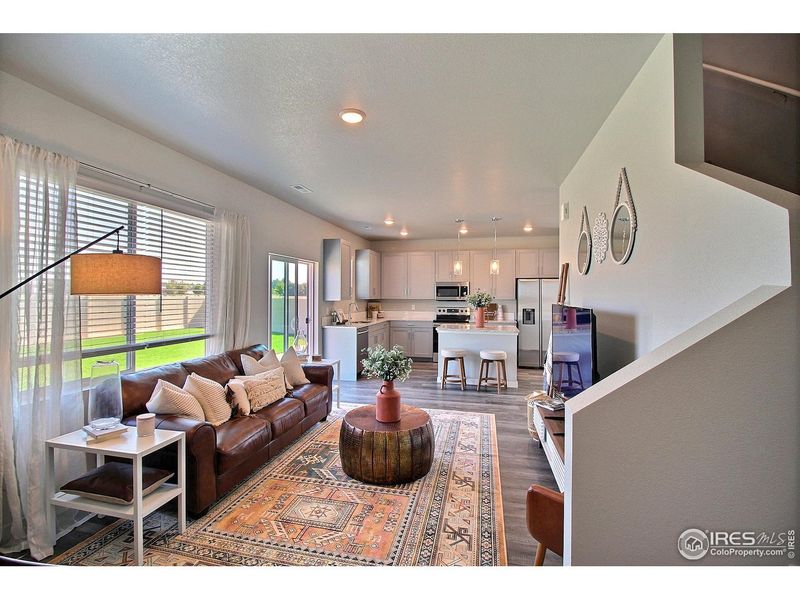 Furnished interior view inside a new home in Liberty Draw, Evans (Image 11).