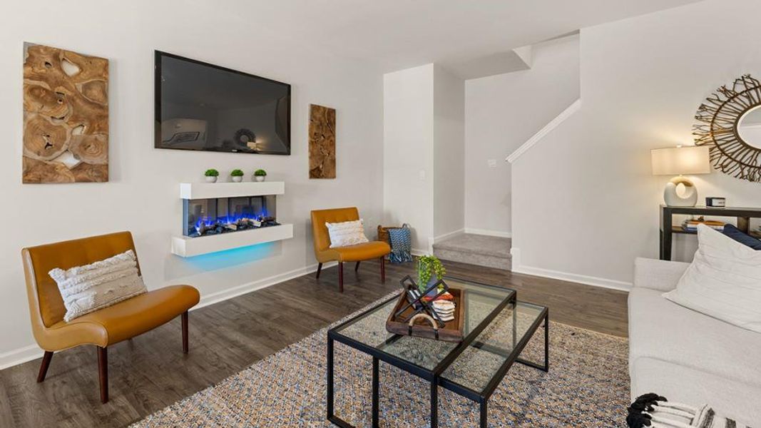 Furnished interior view inside a new home in Hughes Court, Dawsonville (Image 19).