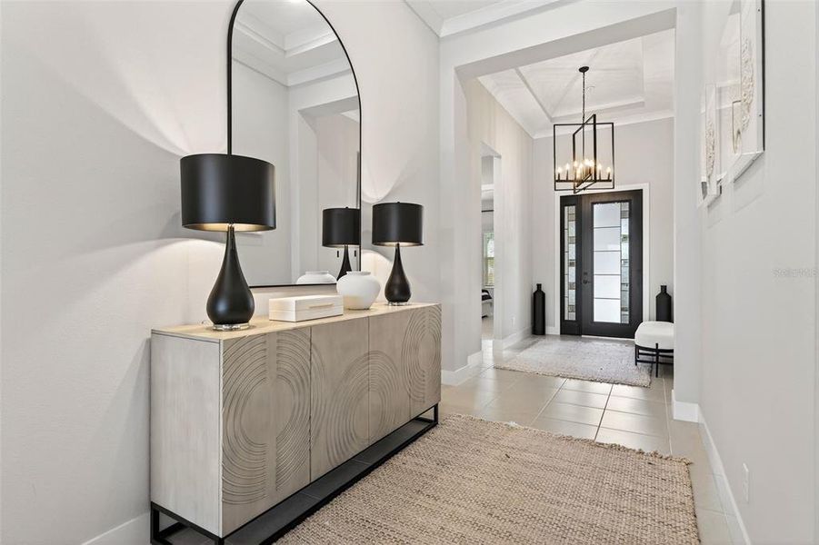 Furnished interior view inside a new home in , Venice (Image 19).