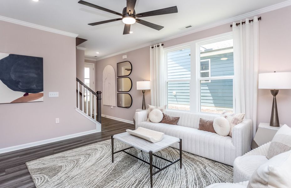 Representative furnished interior of a home built from the Compass by Del Webb in Del Webb at Chatham Park, Pittsboro (Image 24).