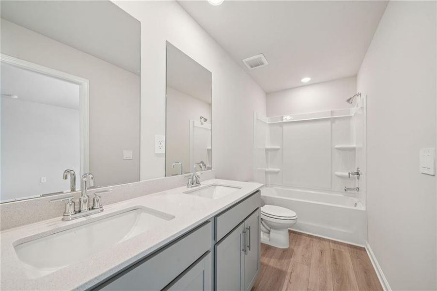 Furnished interior view inside a new home in , Conyers (Image 8).