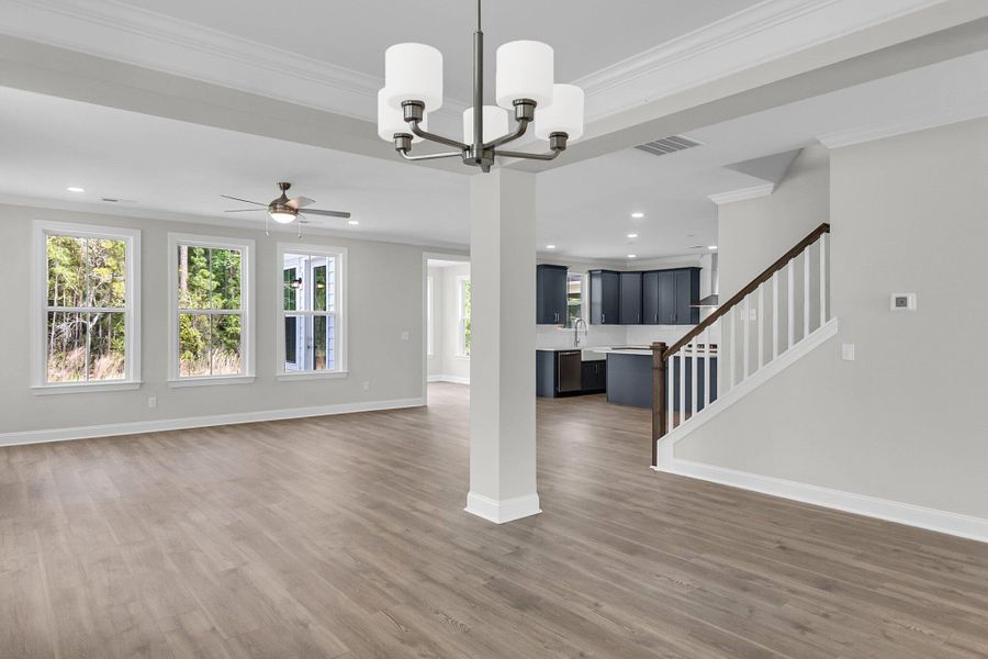 Spacious, unfurnished interior of a new home in Phillips Crossing, Ridgeville (Image 36).
