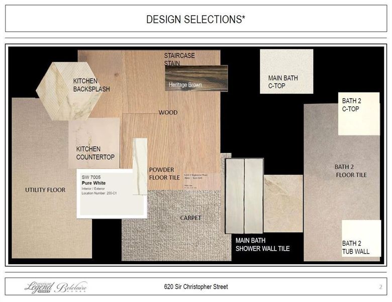 Design selections - Representative photo Design selections - Representative photo