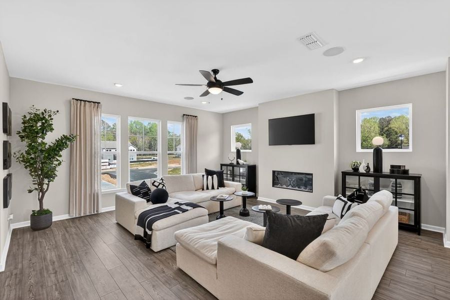 Furnished interior view inside a new home in Dreycott, Lawrenceville (Image 3).