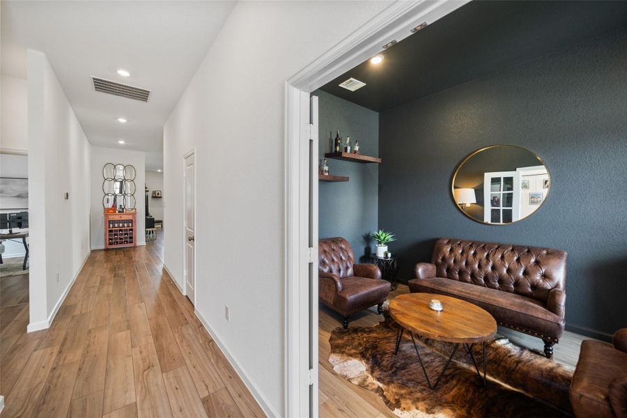 Furnished interior view inside a new home in Pomona, Manvel (Image 12).