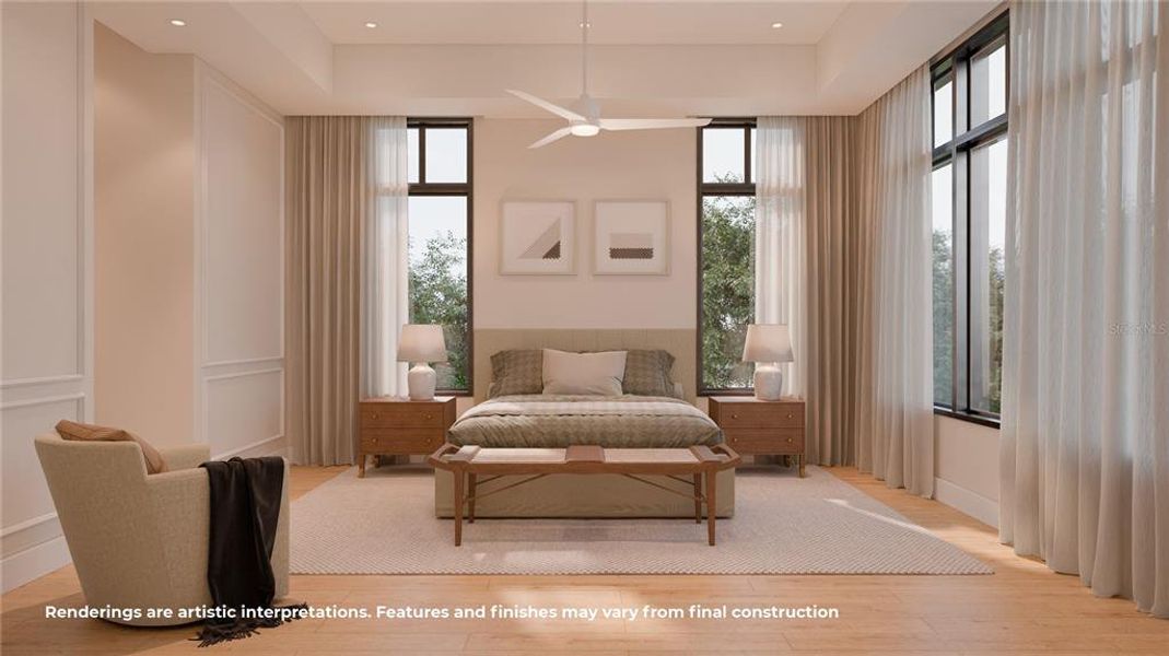 Furnished interior view inside a new home in , Tampa (Image 7). Furnished interior view inside a new home in , Tampa (Image 7).