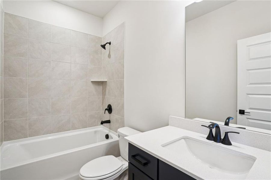 Furnished interior view inside a new home in Hemingway - Highland Series, Cumming (Image 18).