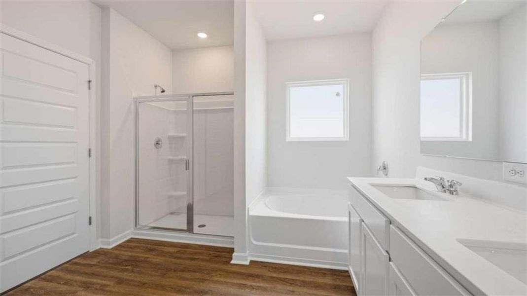 Furnished interior view inside a new home in Twin Lakes, Hoschton (Image 11).