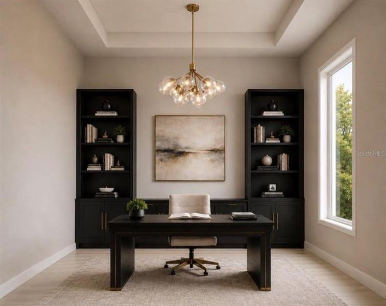 Furnished interior view inside a new home in , Orlando (Image 7).