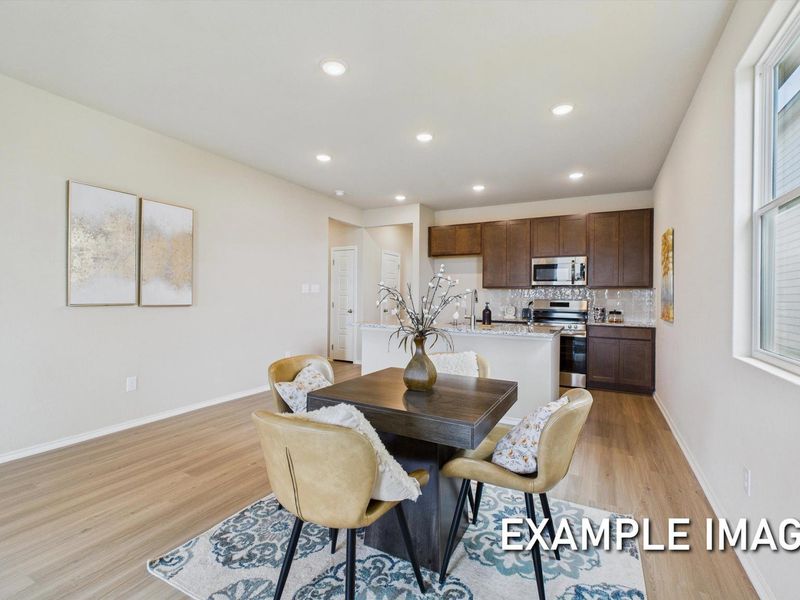 Representative furnished interior of a home built from the The Comal C by Davidson Homes LLC in Applewhite Meadows, San Antonio (Image 9).
