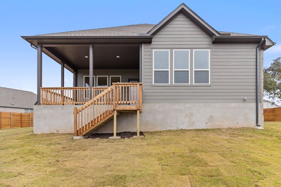 Representative exterior photo of a completed home built from the Waterville by Ashton Woods in Berry Creek Highlands, Georgetown, TX (Image 22). Representative exterior photo of a completed home built from the Waterville by Ashton Woods in Berry Creek Highlands, Georgetown, TX (Image 22).