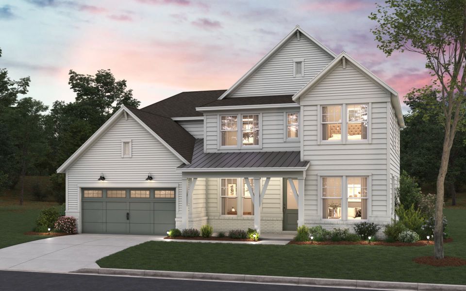 Representative exterior photo of a completed home built from the Foxwood by Pulte Homes in Bristol, Dawsonville, GA (Image 8).