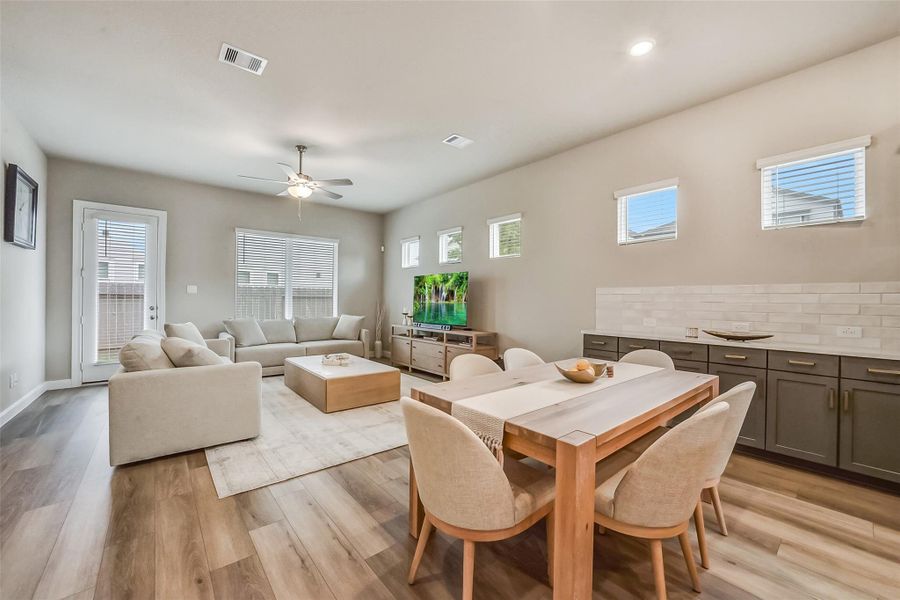 Furnished interior view inside a new home in , Houston (Image 18).