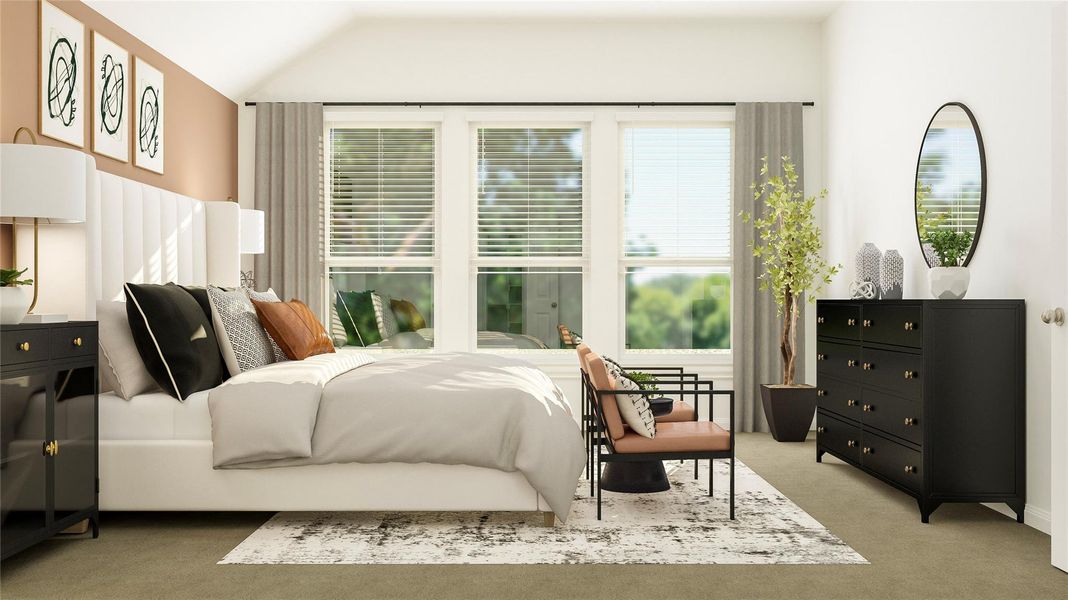 Furnished interior view inside a new home in Lively Ranch: Brookstone Collection, Georgetown (Image 4). Furnished interior view inside a new home in Lively Ranch: Brookstone Collection, Georgetown (Image 4).