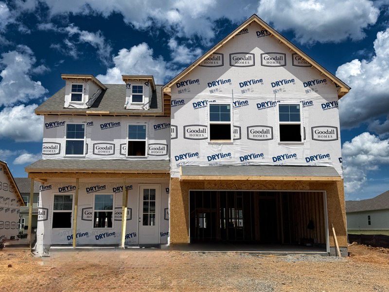 *Photo of actual home under construction May 2026