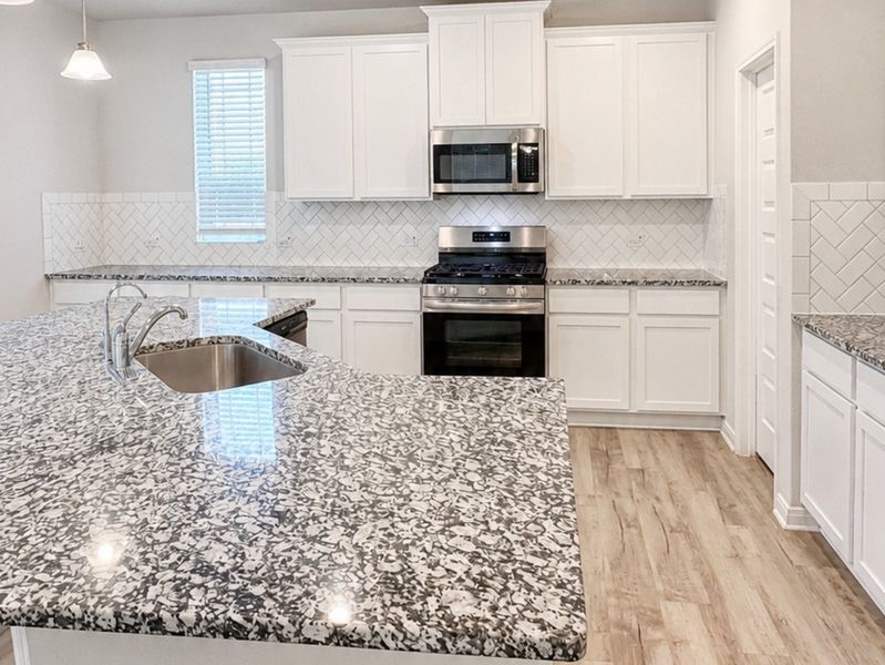 Furnished interior view inside a new home in , San Antonio (Image 4).