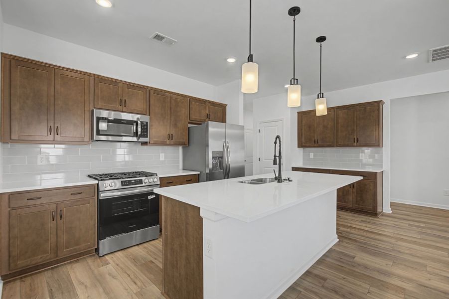 Furnished interior view inside a new home in The Oaks, Clarksville (Image 6).