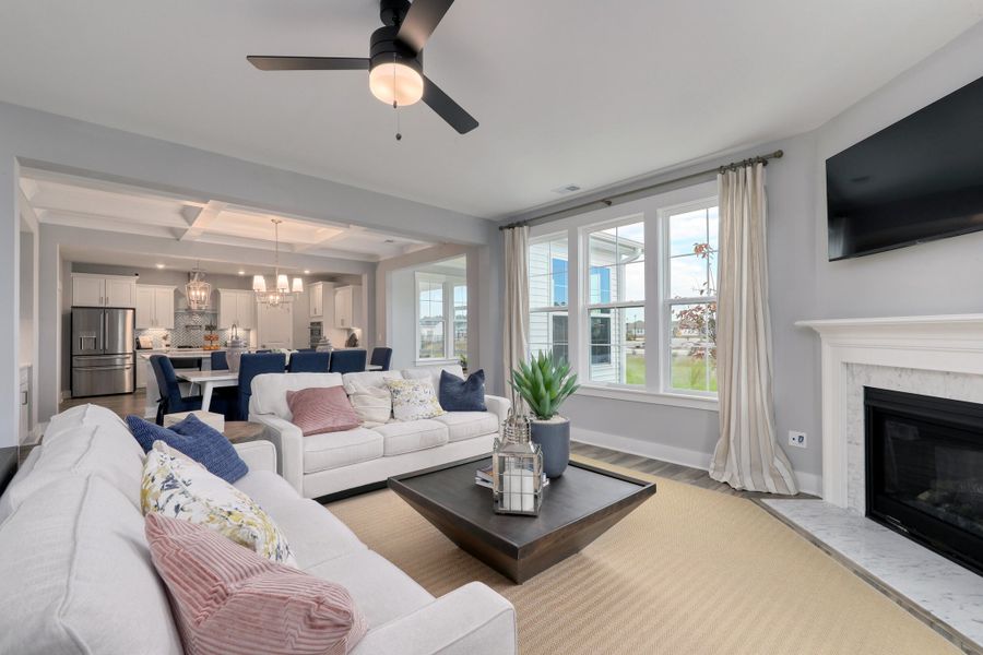 Furnished interior view inside a new home in , Summerville (Image 11).
