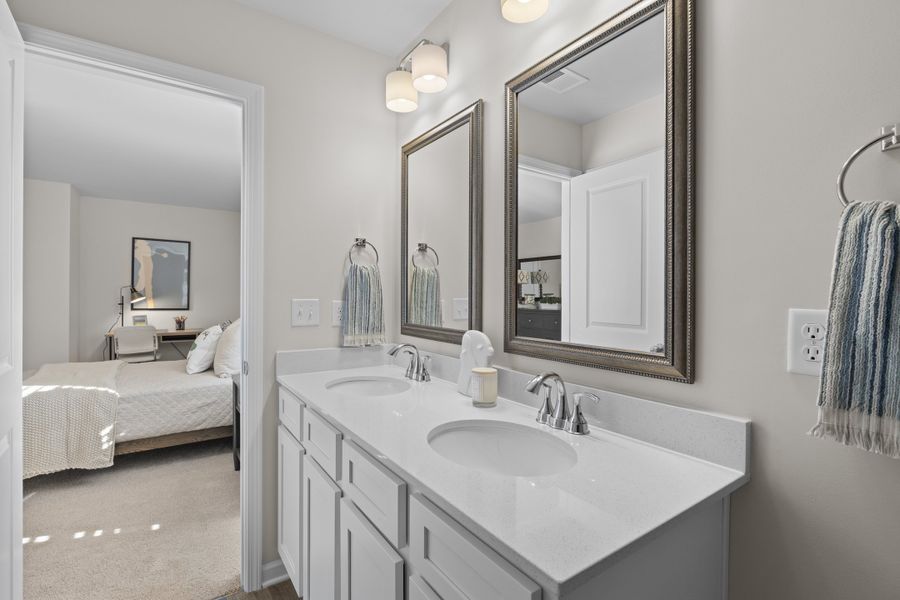 Representative furnished interior of a home built from the Alder C by McGuinn Homes in Forts Ridge, Pelion (Image 42).