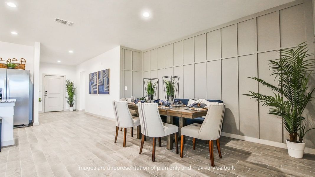 Furnished interior view inside a new home in Viridian, Lubbock (Image 10).