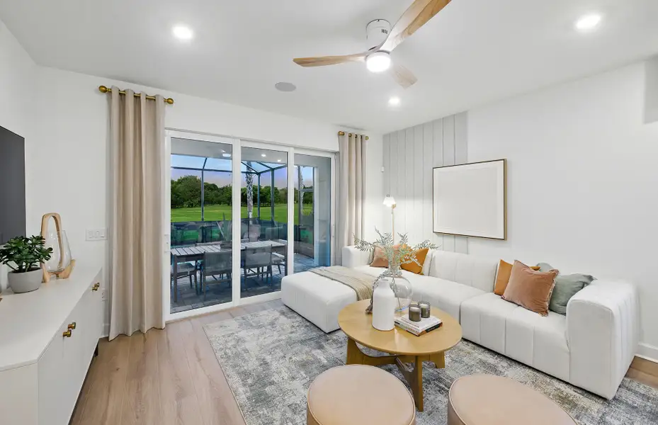 Furnished interior view inside a new home in SeaFlower, Bradenton (Image 9).