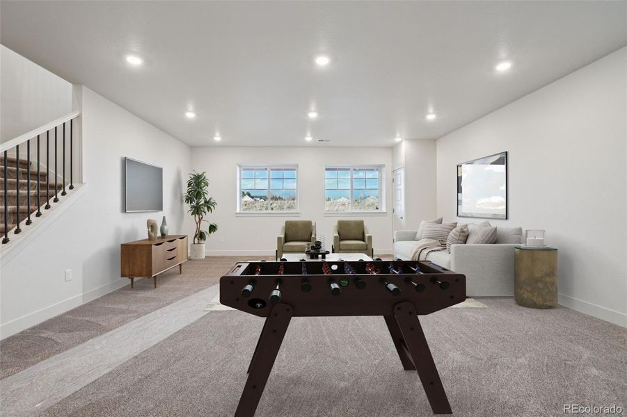 Furnished interior view inside a new home in , Fort Collins (Image 10).