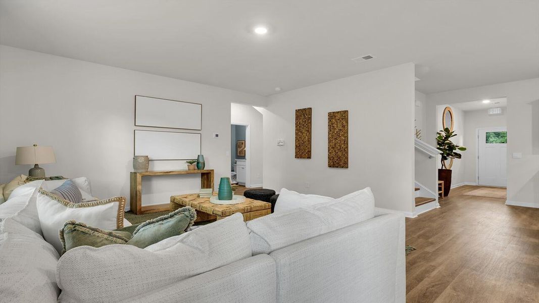 Furnished interior view inside a new home in The Cove at Mallard Crossing, Summerville (Image 13).