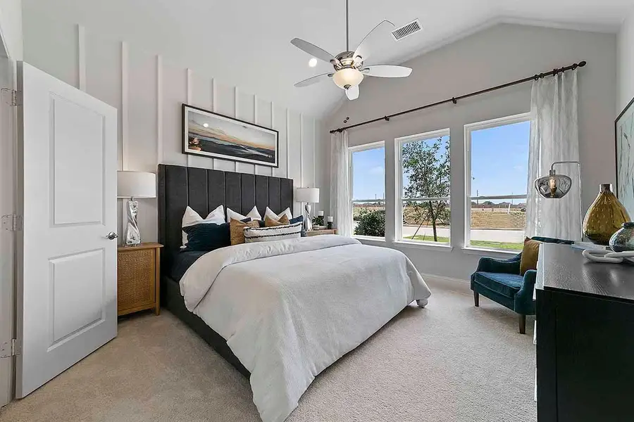 Furnished interior view inside a new home in Symmetry 37s, Frisco (Image 4).