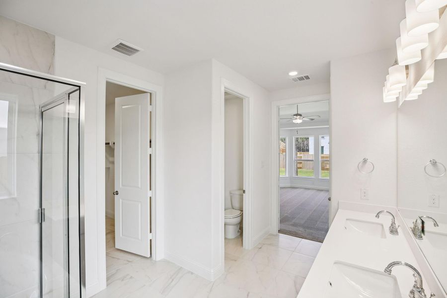 Furnished interior view inside a new home in , Magnolia (Image 8).