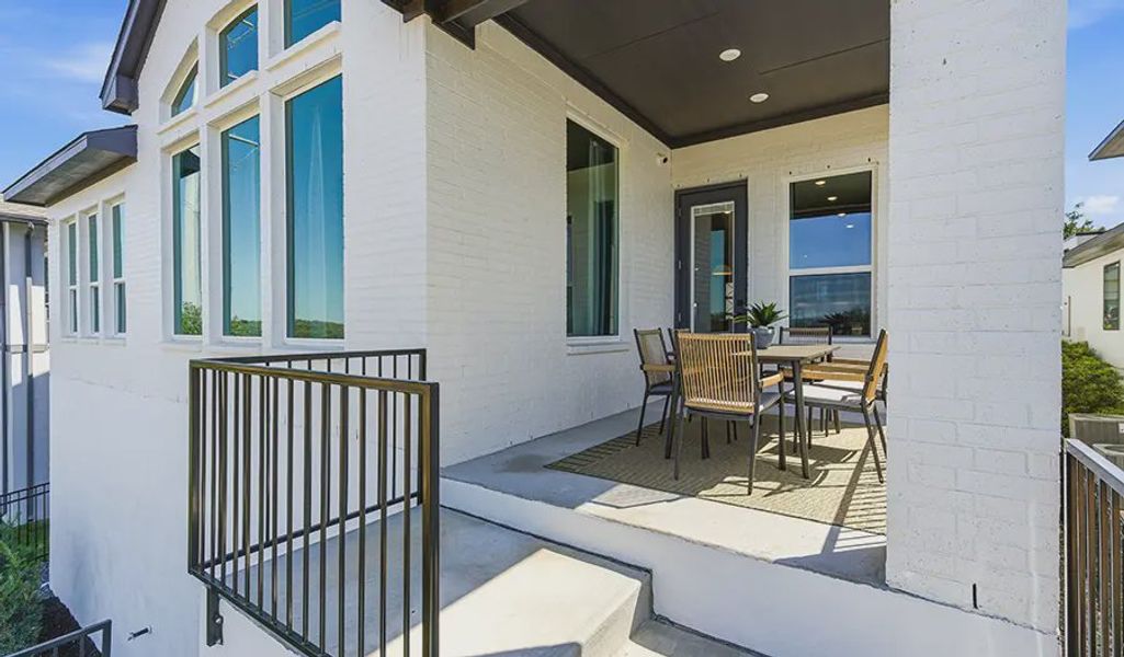 Exterior details and patio area of a home in Esperanza 50's, Boerne (Image 22). Exterior details and patio area of a home in Esperanza 50's, Boerne (Image 22).