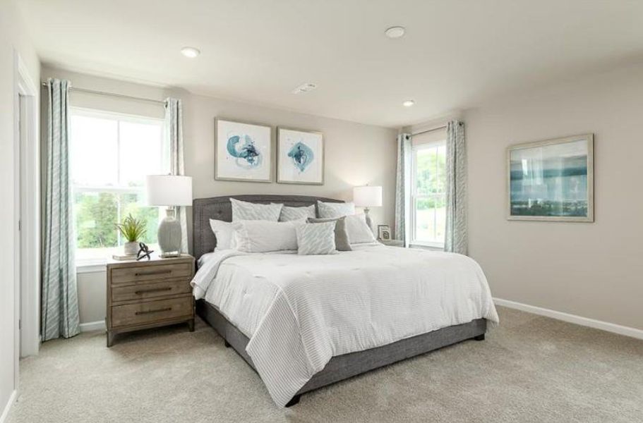 Furnished interior view inside a new home in Heritage Grove, Calhoun (Image 12).