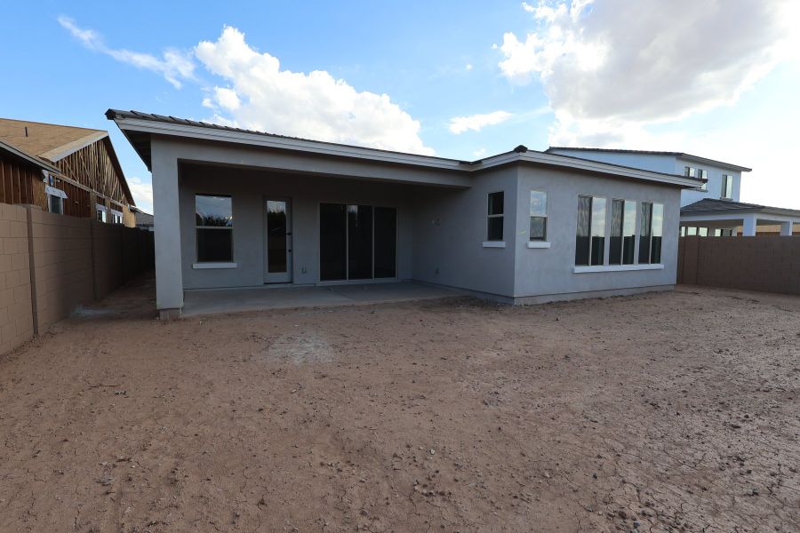 Exterior details and patio area of a home in Alston at Soleo, San Tan Valley (Image 4).