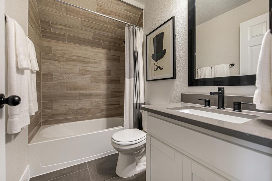 Representative furnished interior of a home built from the The Bluebonnet by David Weekley Homes in Davis Ranch 50', San Antonio (Image 3).