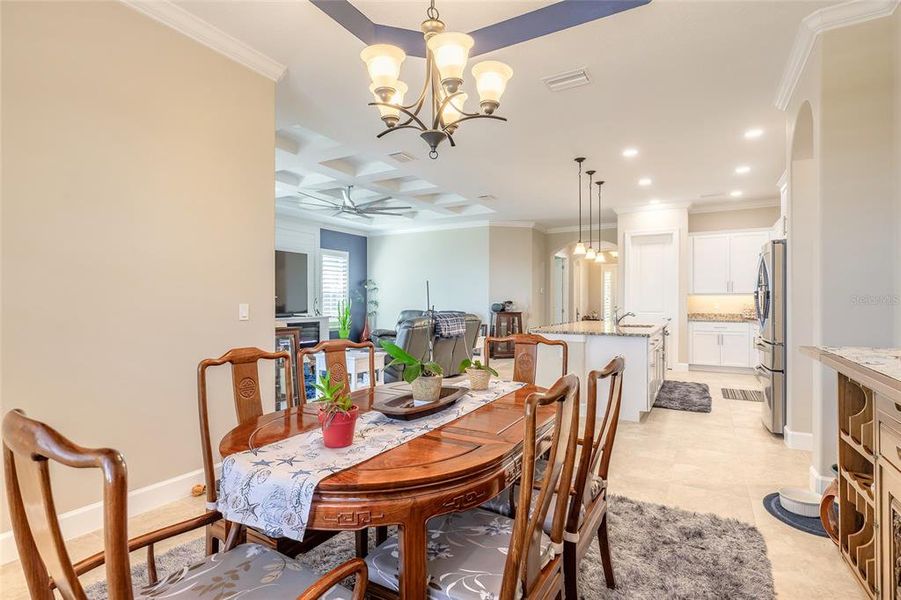 Furnished interior view inside a new home in , Palm Coast (Image 28).