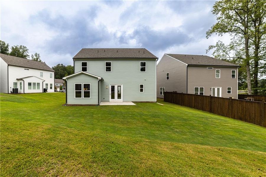 Front exterior of a new home in , Canton, GA, highlighting curb appeal (Image 26).
