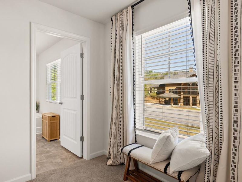 Furnished interior view inside a new home in Mountain Park, Dahlonega (Image 8). Furnished interior view inside a new home in Mountain Park, Dahlonega (Image 8).