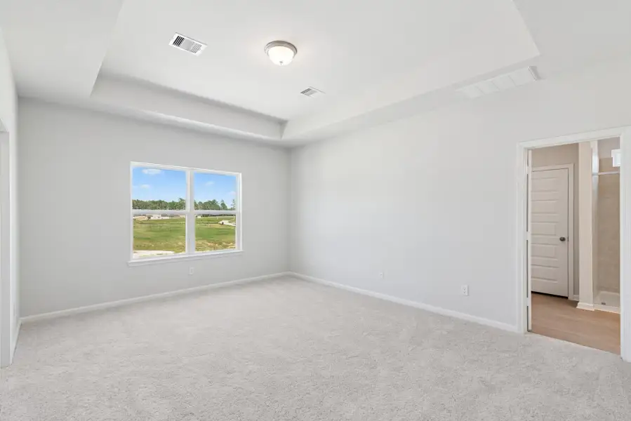The Oriole II- Primary Bedroom with Tray Ceiling